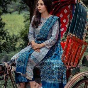 unstitched 3-piece dress for women